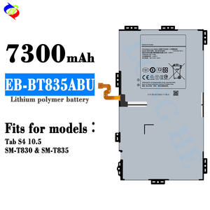 Pour SAMSUNG batterie de remplacement d'origine EB-BT835ABU pour Samsung Galaxy Tab S4 10.5 <span class=keywords><strong>SM</strong></span>-T830 T830 <span class=keywords><strong>SM</strong></span>-<span class=keywords><strong>T835</strong></span> <span class=keywords><strong>T835</strong></span> batterie de tablette 730 - Product Image 2