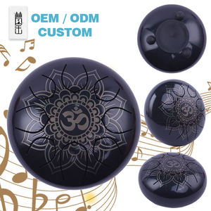 Tambor de Mão Leve de Aço Carbono de 6 Polegadas com 8 Notas Personalizável para Crianças com Logotipo Personalizável - Product Image 1