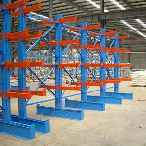 Customized Steel Pipe Storage Cantilever Car Racking System For Warehouse Industrial Store