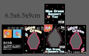 New Product Needoh Realistic Torch Ice Cream Set - Realistic Cone and Tube Ice Cream Toys with Slow Rebound Feature Blind Box - Product Image 2