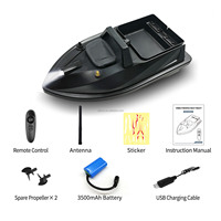 Bateau d'appâtage de pêche économique V805 500M 1.5KG avec régulateur de vitesse 15KM/H et hameçons