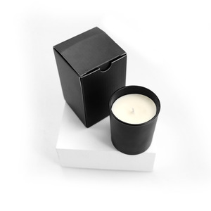 Wholesale 2022 <strong>Popular</strong> Black Matte Jar Scented <strong>Soy</strong> <strong>Candles</strong> Can Be Customized - Product Image 1