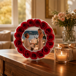 Rose Eterne Lovebay per San Valentino e Festa della Mamma, Rose Conservate all'Ingrosso in Acrilico, Fiori Misti Conservati per Decorazioni Domestiche - Product Image 1