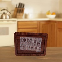 Tirelire en bois artisanale, boîte de rangement pour pièces de monnaie, décoration d'intérieur, tirelire 1000 EURO, cadeaux pour enfants, tirelire cochon en bois