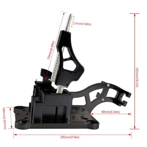 Base de palanca de cambios de coche K20 K24 de aleación de aluminio ajustable para Honda Civic Integra - Product Image 3