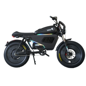 Bicicleta Eléctrica Urbana de 60V 3000W 3000Wh con Batería Integrada, Motor en la Rueda Trasera, de Aluminio, con Acelerador y Pedales, 80MPH - Product Image 4
