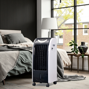 Máy làm mát không khí di động, đứng sàn, hiện đại, làm mát bằng hơi nước, tích hợp sưởi ấm, sản xuất tại Trung Quốc, bán buôn - Product Image 3