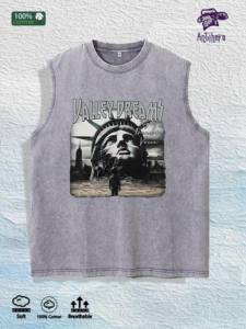 Chaleco sin Mangas Valley Dreams Liberty Graphic Washed, Almacén en EE. UU., 3 Colores, Algodón - Product Image 3