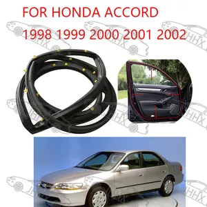 รถกรอบประตูRun ChannelยางซีลแถบสําหรับHONDA ACCORD 1998 1999 2000 2001 2002 รถกรอบประตูแถบยาง