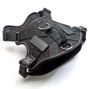 Tali anjing mewah padat taktis dapat diatur, dengan pegangan klip depan/belakang rompi tugas berat reflektif untuk anjing sedang - Product Image 1