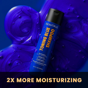 Champú de diseño personalizado con tonos azules <span class=keywords><strong>para</strong></span> cabello teñido, rubias claras, rubias oscuras, refresca y neutraliza los tonos amarillentos. - Product Image 2