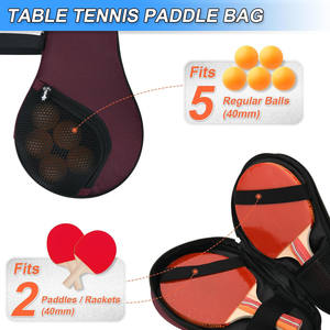 Étui de raquette de tennis de table personnalisé en gros, échantillon gratuit, étanche et antichoc, en EVA - Product Image 4