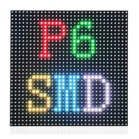 Panneau LED P6 couleur pleine pour extérieur, 192*192mm, module 3528 pour écran d'affichage, mur vidéo, écran publicitaire