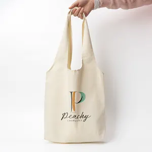 Sublimation Cotton Canvas Bags Reusable Shopping Cotton Tote Bags For Women