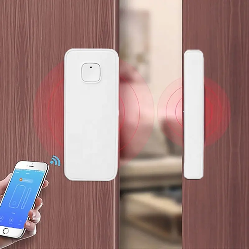 TUYA-sistema de alarma inteligente con WiFi, Sensor de puerta, interruptor Detector para Alexa y Google Home