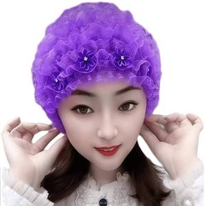 Pañuelo para la Cabeza Musulmán para Mujer con Capa Interior de Encaje, Pañuelo Árabe, Ecológico y Transpirable, Pañuelo para la Cabeza al por Mayor - Product Image 1