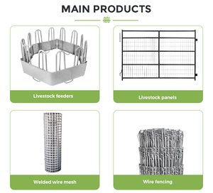 6-<strong>14ft</strong> Round Tube Galvanized Steel Fencing Farm <strong>Gate</strong> Rural Breeding Livestock Main Door Ranch Entrance <strong>Gates</strong> for Cattle Cow - Product Image 2