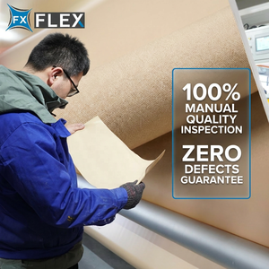 ผ้าใบเต็นท์เคลือบ PVC 650gsm กันแสง 100% ทนไฟ ผ่านการทดสอบ <span class=keywords><strong>QUV</strong></span> ทนความร้อนสูง ด้านหลังสีขาว ม้วนผ้าใบสีดำ - Product Image 4