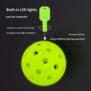 Orbia Sports Großhandel USAPA Approved PP 40-Loch-LED-Pickleball-Bälle für den Außenbereich 74-mm-Unterhaltung für Erwachsene - Product Image 3