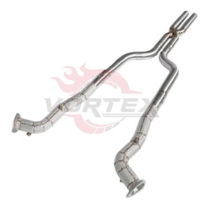 Vortex Stainless Steel Mid Pipe for Maserati GranTurismo GT 4.2L 2008-2017 Performance Exhaust Link X Pipe - Product Image 5
