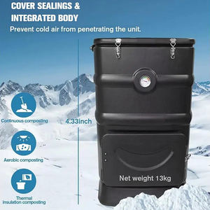 Contenedor <span class=keywords><strong>de</strong></span> Compostaje para Gusano <span class=keywords><strong>de</strong></span> la Tierra Winslow & Ross, 29 Galones, con Termómetro Removible y Visible - Product Image 4