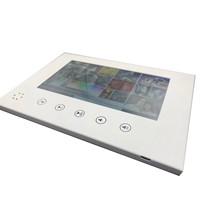 Module de lecteur multimédia LCD 7.0 pouces alimenté par une batterie rechargeable ou AC 256M-32GB Flash intégré et capteur d'humidité