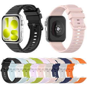 Bracelet de sport coloré à boucle, bracelet de remplacement pour Huawei Watch <span class=keywords><strong>Fit</strong></span> 5 <span class=keywords><strong>Pro</strong></span> Fit4, bracelet de montre en silicone - Product Image 1