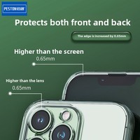 Coque de téléphone portable transparente anti-chute avec coussin d'air moulé par injection pour modèles F1 14/15 Pro Max/XR