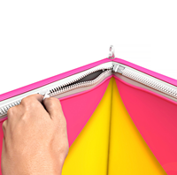 Bannière suspendue pour salon professionnel EYOU 2026, personnalisée, imprimée, en aluminium, avec éclairage LED, durable, pour exposition, bannière de plafond