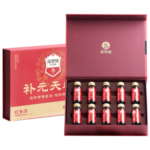ฮวนชิ่วลั่ว 500 มล. สมุนไพรปรับสมดุลฮอร์โมนผสมโสมแดงและชะเอมเทศ ปราศจากน้ำตาล บรรจุกล่อง/ซอง - Product Image 3