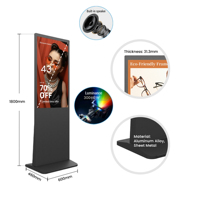Kiosco de Señalización Digital Interactiva para Interiores de 43 Pulgadas con Sistema Android para Centros Comerciales