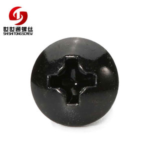 Tête bombée Phillips Autotaraudeuse Galvanisé Noir Vis - Product Image 4