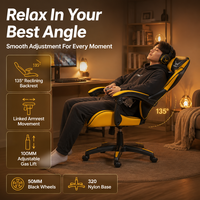 Chaise de bureau AOR pour le gaming, très rentable, avec base en nylon 320, accoudoirs articulés confortables et pliables, vente en gros usine