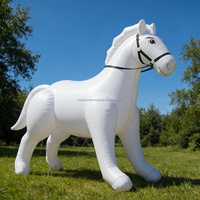 Nouveau design, jouets gonflables géants en forme d'animaux sexy, cheval gonflable blanc à vendre