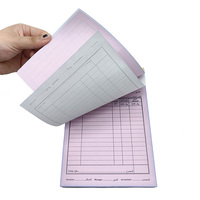 Carnet de reçus personnalisé 2, 3, 4, 5 feuillets, papier autocopiant NCR pour enregistrement de paiements, chèques, notes, transactions de débit, reçus fiscaux, factures et caisses