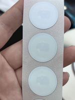 Étiquette autocollante mini RFID NFC anti-métal étanche 13,56 MHz avec code QR pour carte de visite et contrôle d'accès