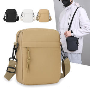 Bolso Bandolera para Hombre Baigou, Mini Bolso Cuadrado Ligero de 7 Pulgadas con Bolsillo para Tarjeta de Identificación, Color Caqui, para Uso Diario - Product Image 3