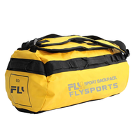 Sac de voyage pliable en bâche PVC imperméable de haute qualité avec logo personnalisé, 40L-90L, pour le sport, la gym et les activités de plein air