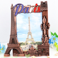 Cadre photo en métal souvenir de la ville de Paris pour la décoration de la maison personnalisée
