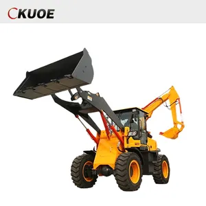 In-Stock Cheap Mini Backhoe Loader with Front End Attachment for Loading Tasks