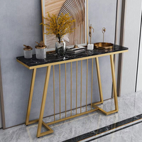 Console moderne en marbre, meuble d'entrée, meuble de couloir, socle, base, décoration de salon, villa