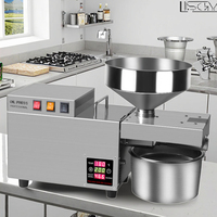 Machine d'extraction d'huile de tournesol à froid 7-10 kg/h, presse à vis pour huile d'olive, à vendre