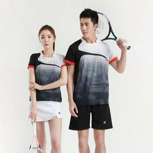 New Style Wholesale Printed <b>Badminton</b> Uniform Set Men Women Athletic Sportswear Breathable Anti-Wrinkle Quick-Drying Sublimation - Product Image 3