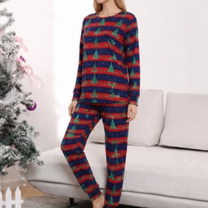 2026 Popular Family Matching <strong>Christmas</strong> Pajamas Set Long Sleeve Winter Clothes for Women Home Wear Thermal Sleepwear <strong>Lady</strong> <strong>Pjs</strong> - Product Image 2