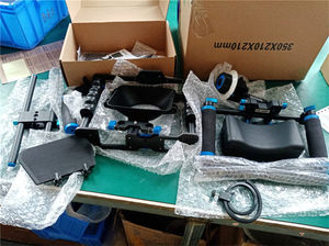 DSLR — Cage de caméra, Kit de support à caméra, système de stabilisateur d'épaule, plate-forme vidéo Canon 5D Mark III IV <span class=keywords><strong>6D</strong></span> 7D, Nikon D7200 <span class=keywords><strong>Sony</strong></span> A7 GH5 GH4 - Product Image 2