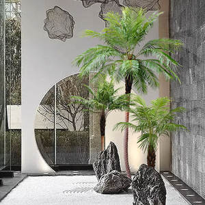 <span class=keywords><strong>Palmier</strong></span> artificiel géant en PVC, type aiguille, <span class=keywords><strong>pour</strong></span> intérieur et extérieur, plante en <span class=keywords><strong>pot</strong></span> de simulation, décoration paysagère <span class=keywords><strong>pour</strong></span> hall de centre commercial - Product Image 3