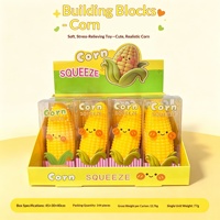 Jouets Squishy Croustillants de Noël, Blocs de Construction DIY, Jouet Anti-Stress ASMR, Gâteau aux Fruits, Frites, Cadeaux Nouveauté en Caoutchouc et Peluche