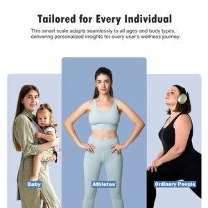 Digital Smart Body Fat Scale with for LCD Display ABS & Tempered Glass 180kg Capacity - Product Image 4