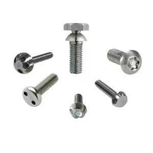 Anti-theft bolt and nut stainless steel m6 m8 m10 m12 security screw tamper proof screw