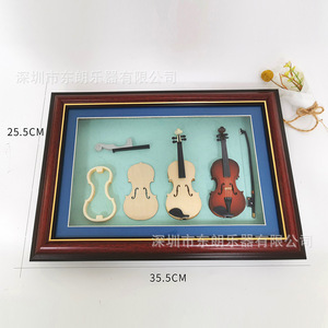 Cadre photo détachable créatif pour <span class=keywords><strong>instrument</strong></span> de musique, artisanat en résine, décorations d'intérieur, figurines, fabriqué en Chine - Product Image 2